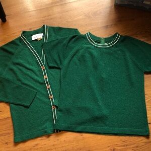Talbots vintage sweater set Size M (Size 38)